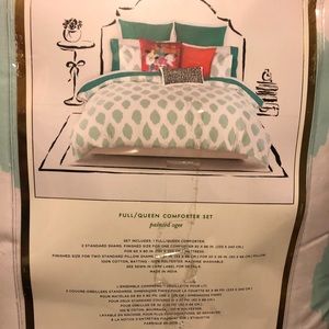 Kate Spade Comforter, Euro Shams & Shower Curtain